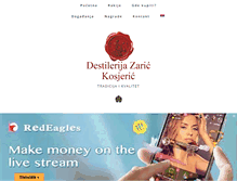 Tablet Screenshot of destilerijazaric.com